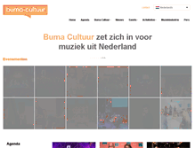 Tablet Screenshot of bumacultuur.nl